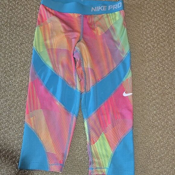 Nike Pro Kids Colorful Leggings - Picture 9 of 16